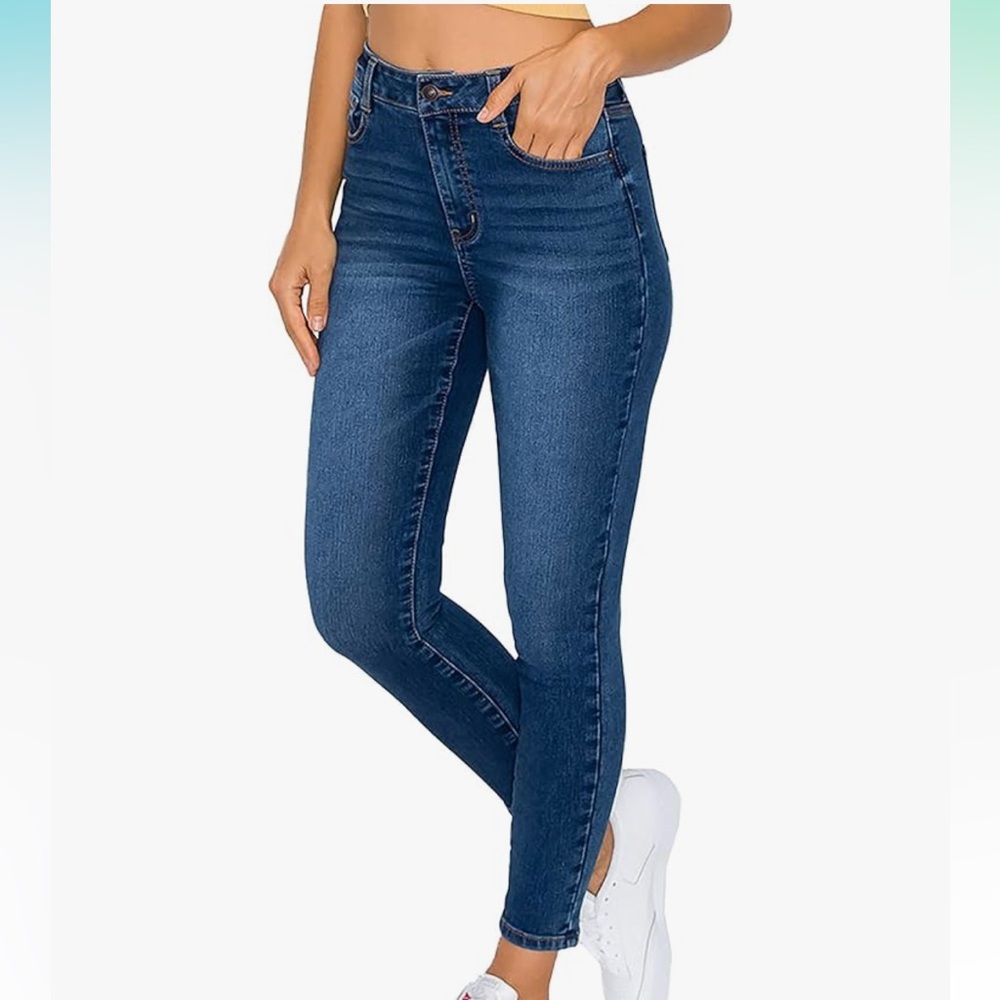 Women's wax jean high rise Skinny Jeans